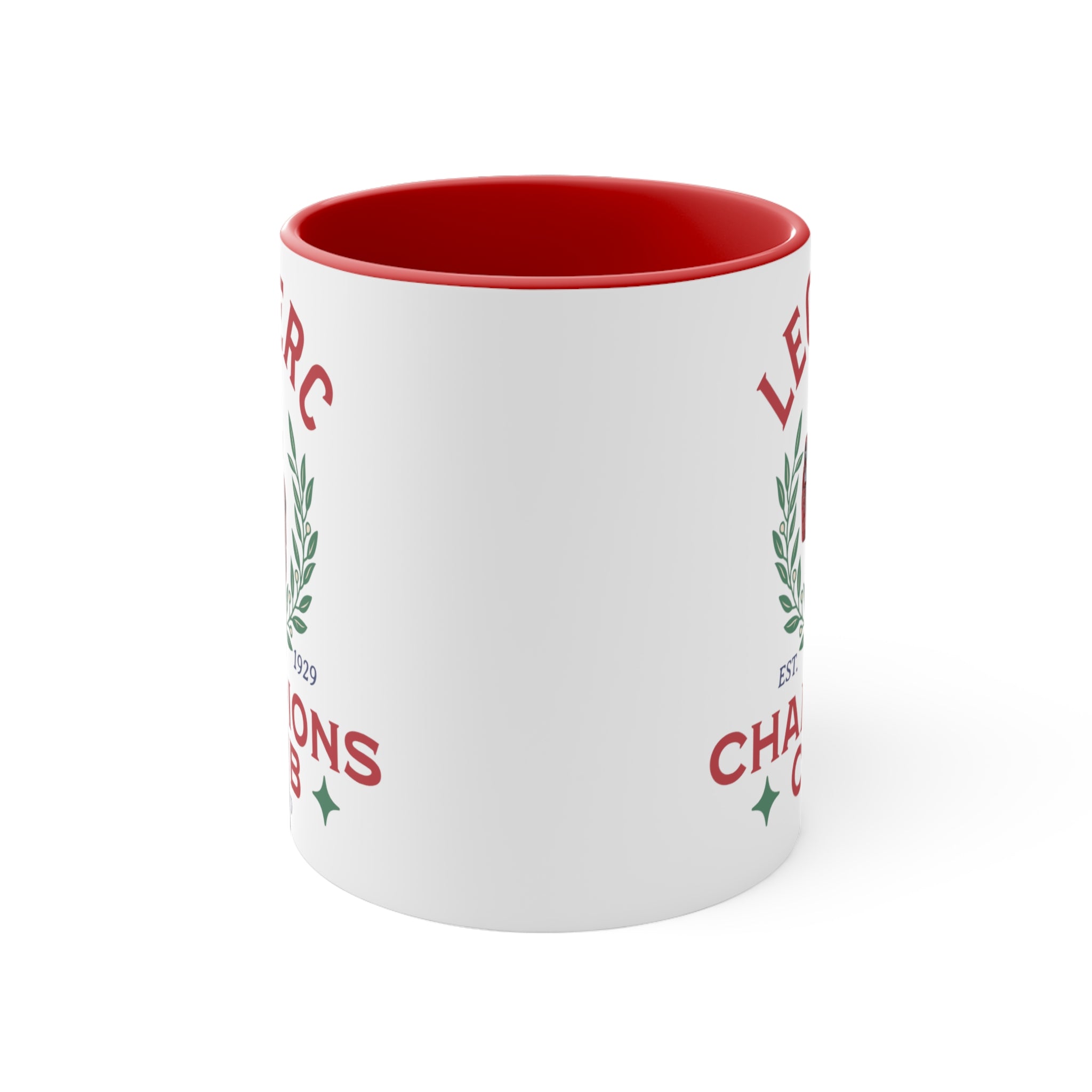 Charles Leclerc "Champions Club" Red Accent Coffee Mug 11oz