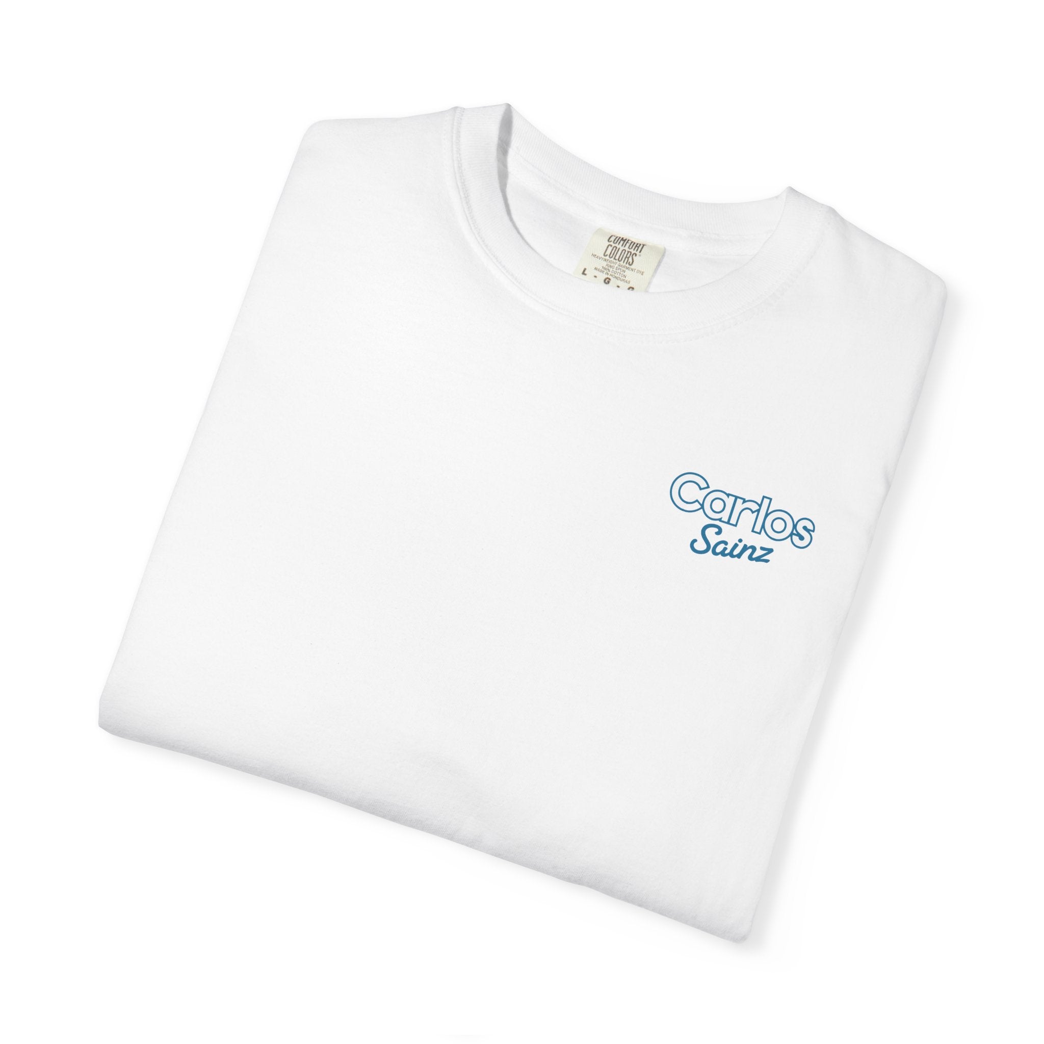 Carlos Sainz “Williams Podium” Edition T-Shirt – Retro Blue Comeback Tribute