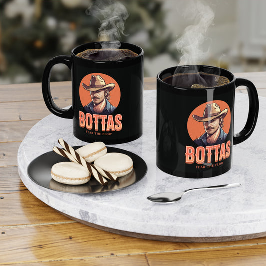 Valtteri Bottas "Outlaw" Black Mug 11oz - Fear the Flow Edition