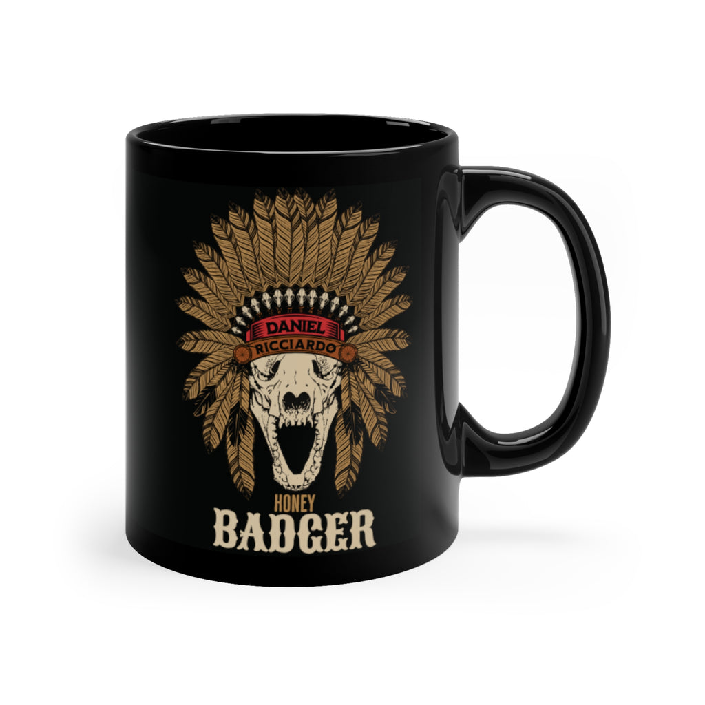 Daniel Ricciardo "Badger Spirit" Black Mug 11oz