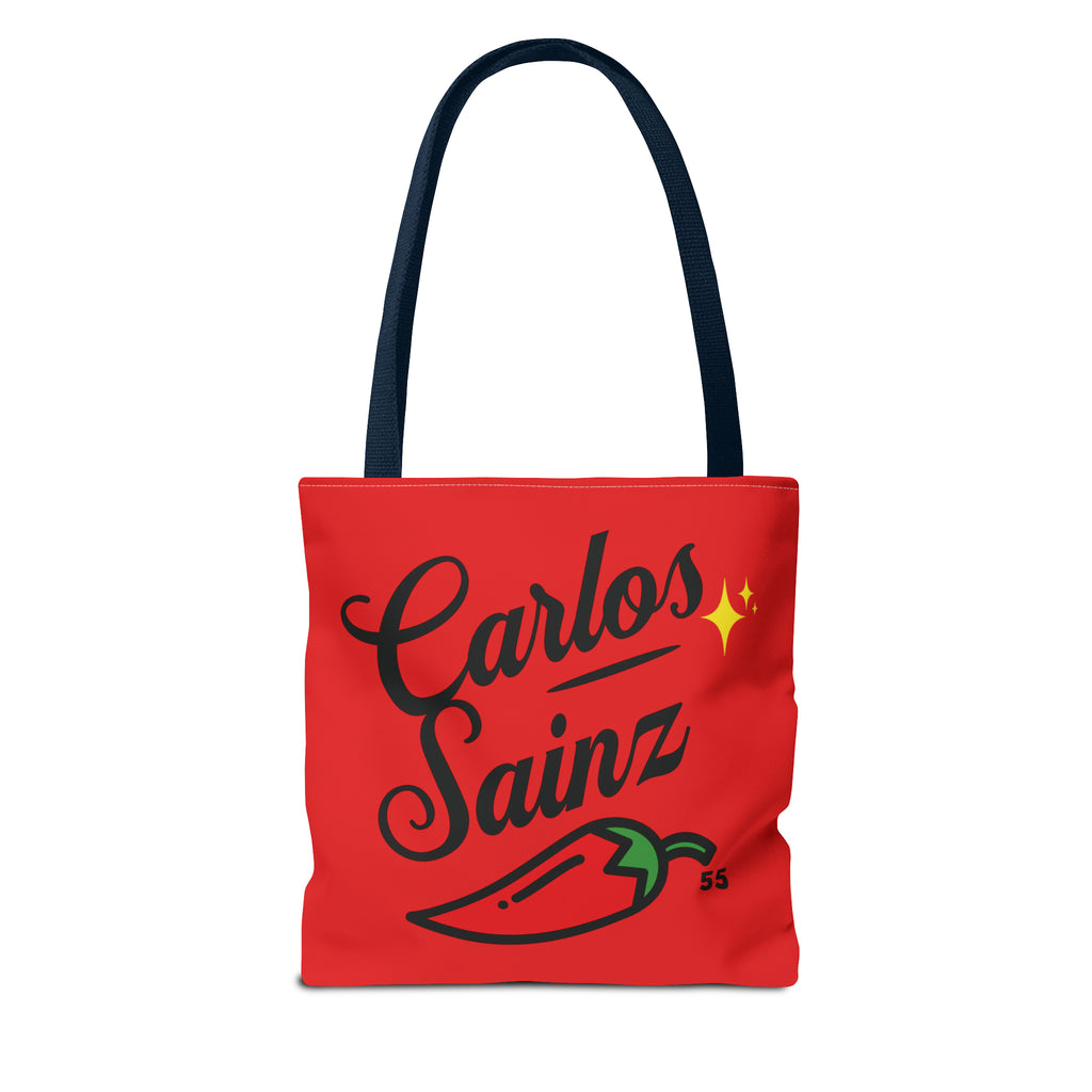 Carlos Sainz "Too Spicy" Tote Bag