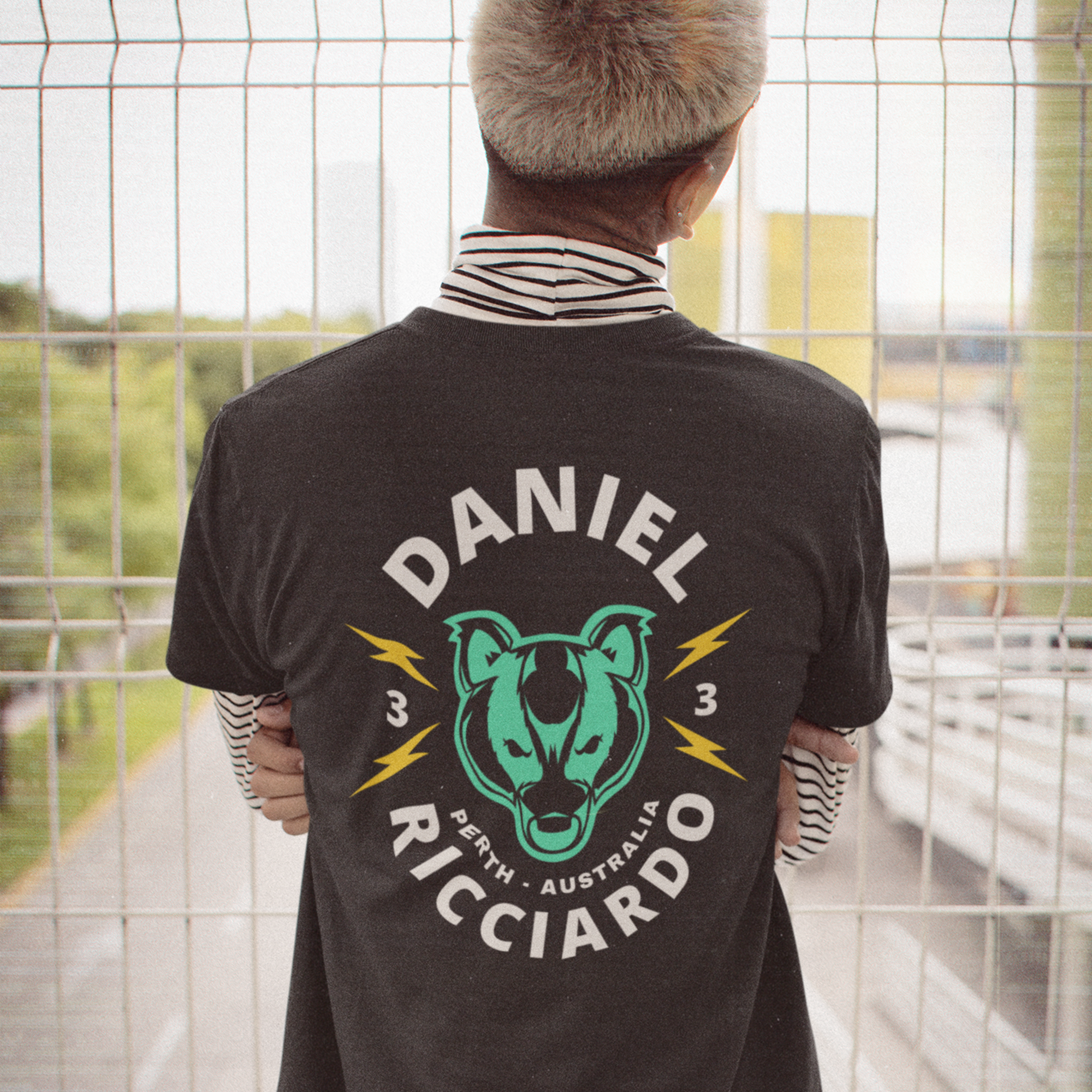 Daniel Ricciardo "Honey Badger Home" Unisex Softstyle T-Shirt