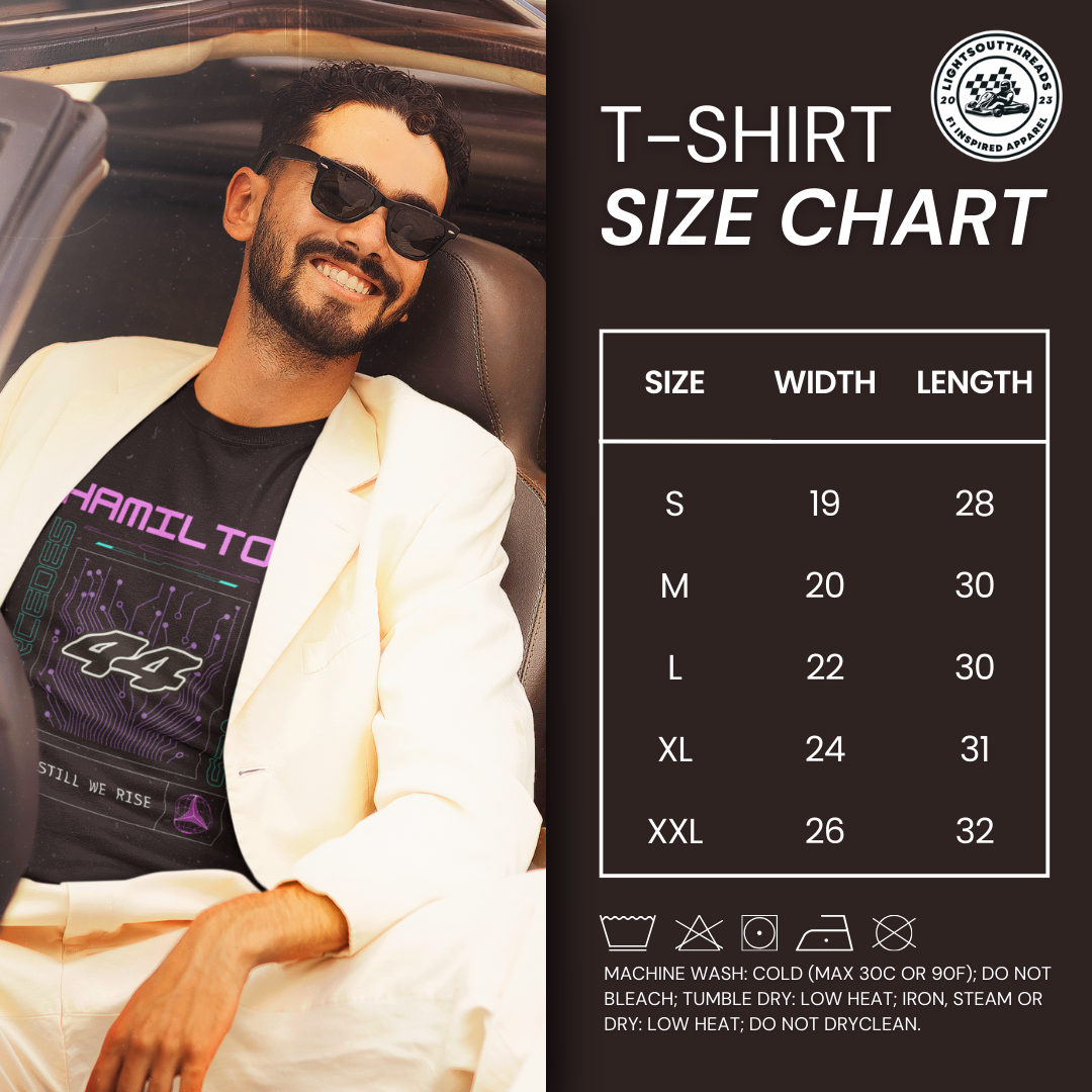 Lewis Hamilton "Retro 44" Unisex Tee