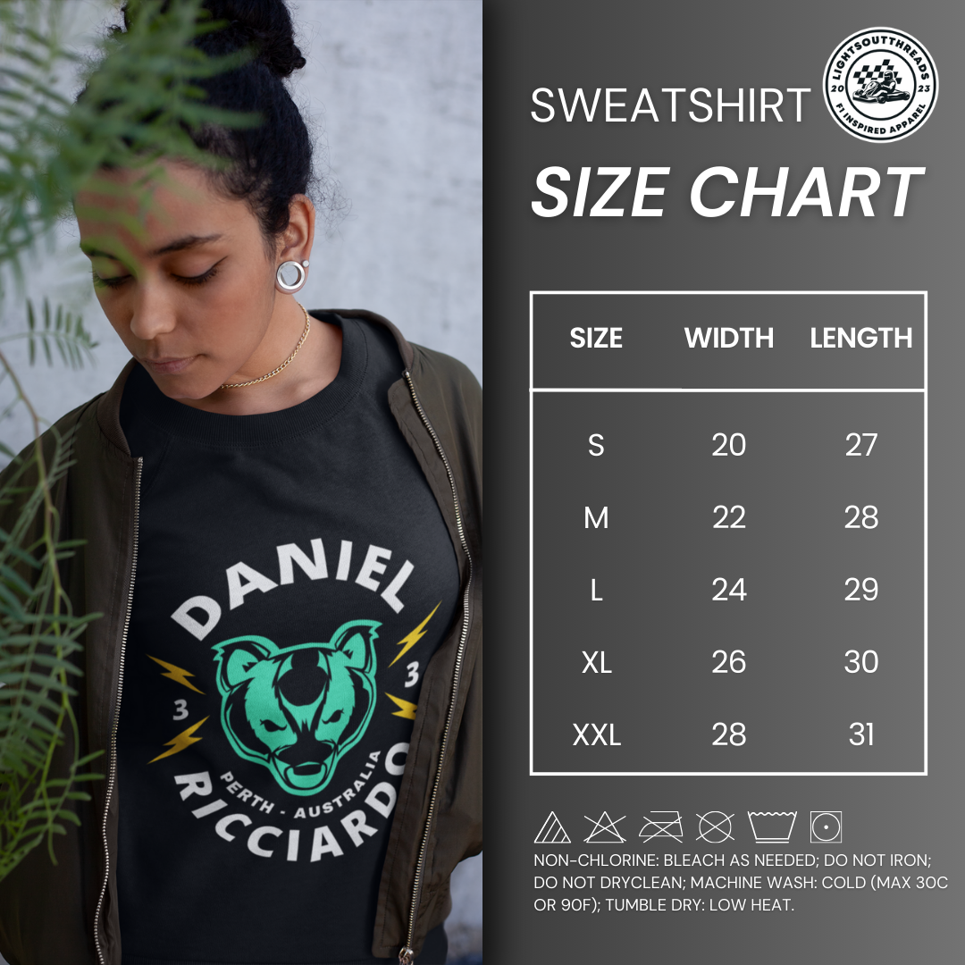Daniel Ricciardo "Honey Badger" Unisex Crewneck Sweatshirt