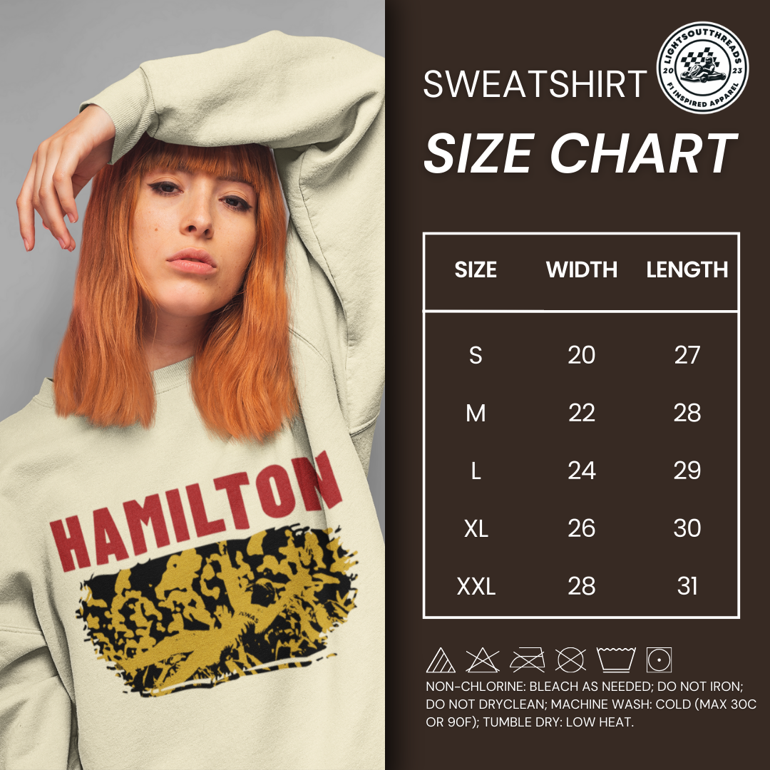Lewis Hamilton "Rise" Unisex Crewneck Sweatshirt