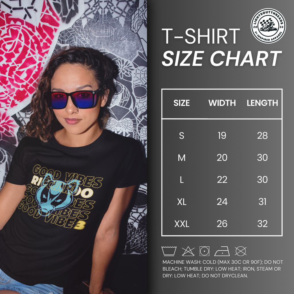 Daniel Ricciardo "Good Vibes" Unisex Softstyle T-Shirt