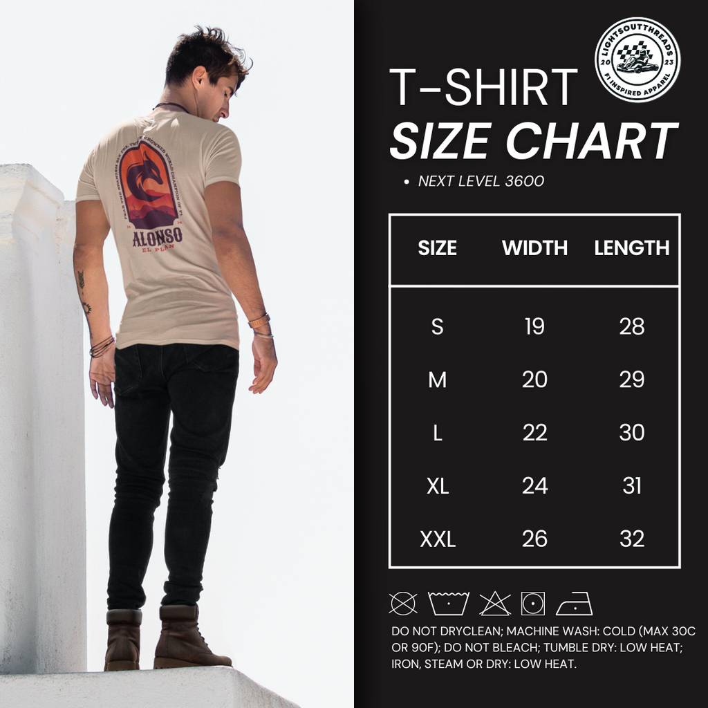 Fernando Alonso "Sunset Glory" Unisex Tee