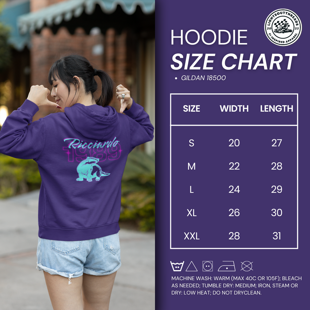 Daniel Ricciardo "Class of 89" Unisex Hooded Sweatshirt – Celebrate Racing Legacy