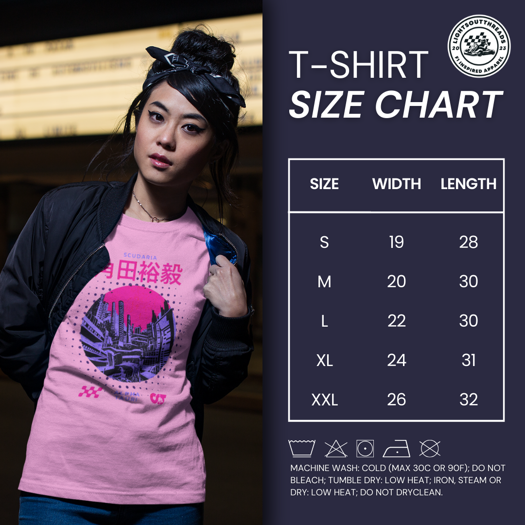 Yuki Tsunoda "Neon Nights" Unisex Crew Tee