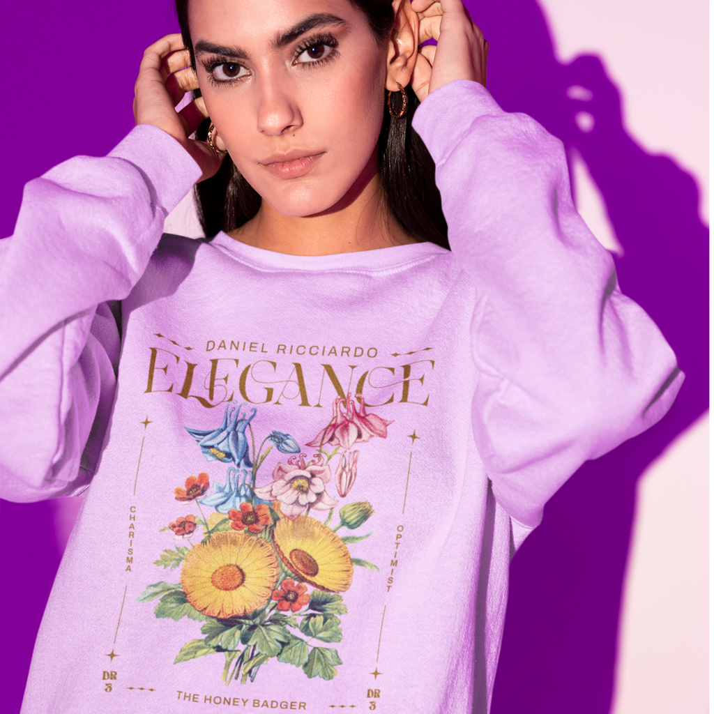 Daniel Ricciardo "Elegance" Unisex Crewneck Sweatshirt