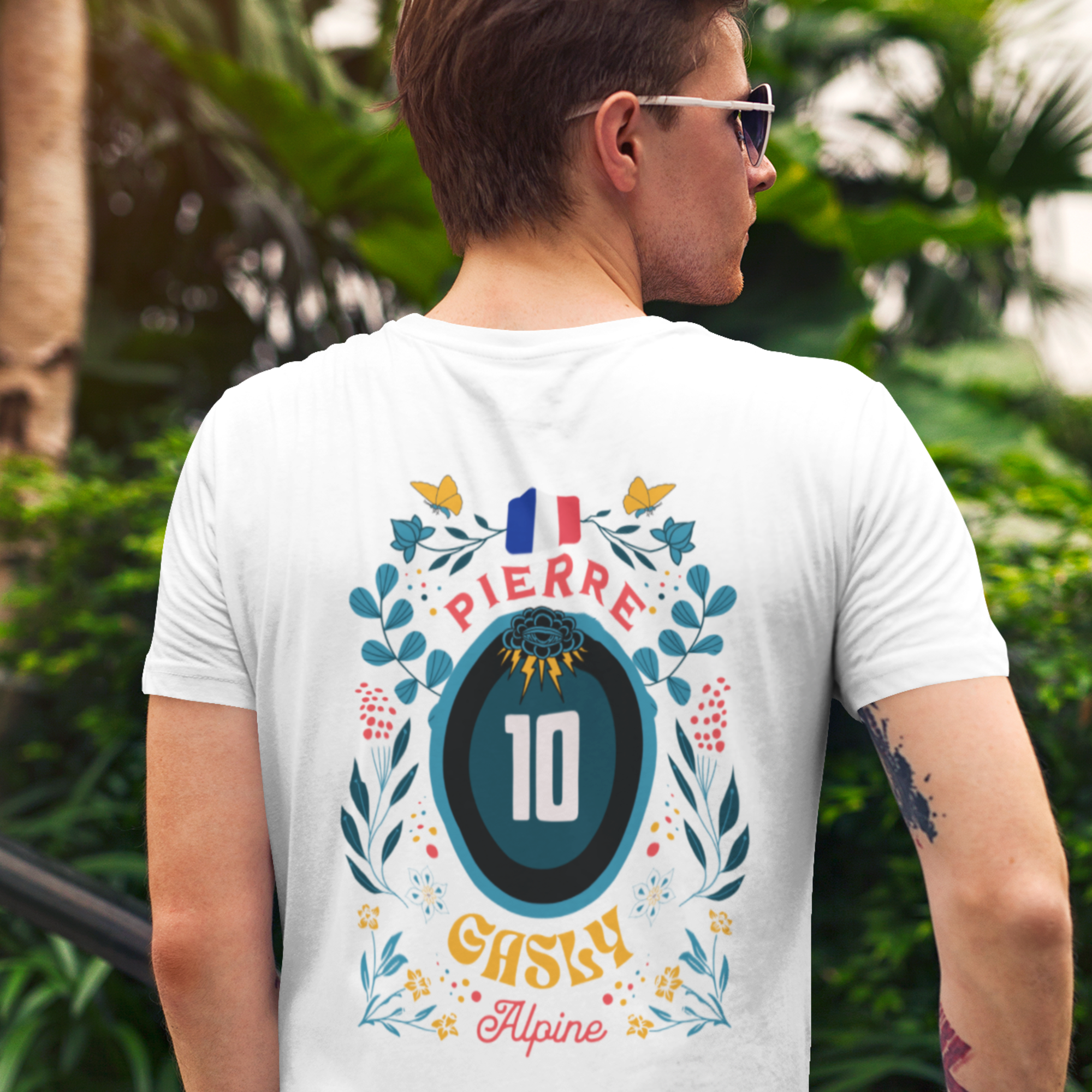 Pierre Gasly "Flowers" Unisex Crew Tee