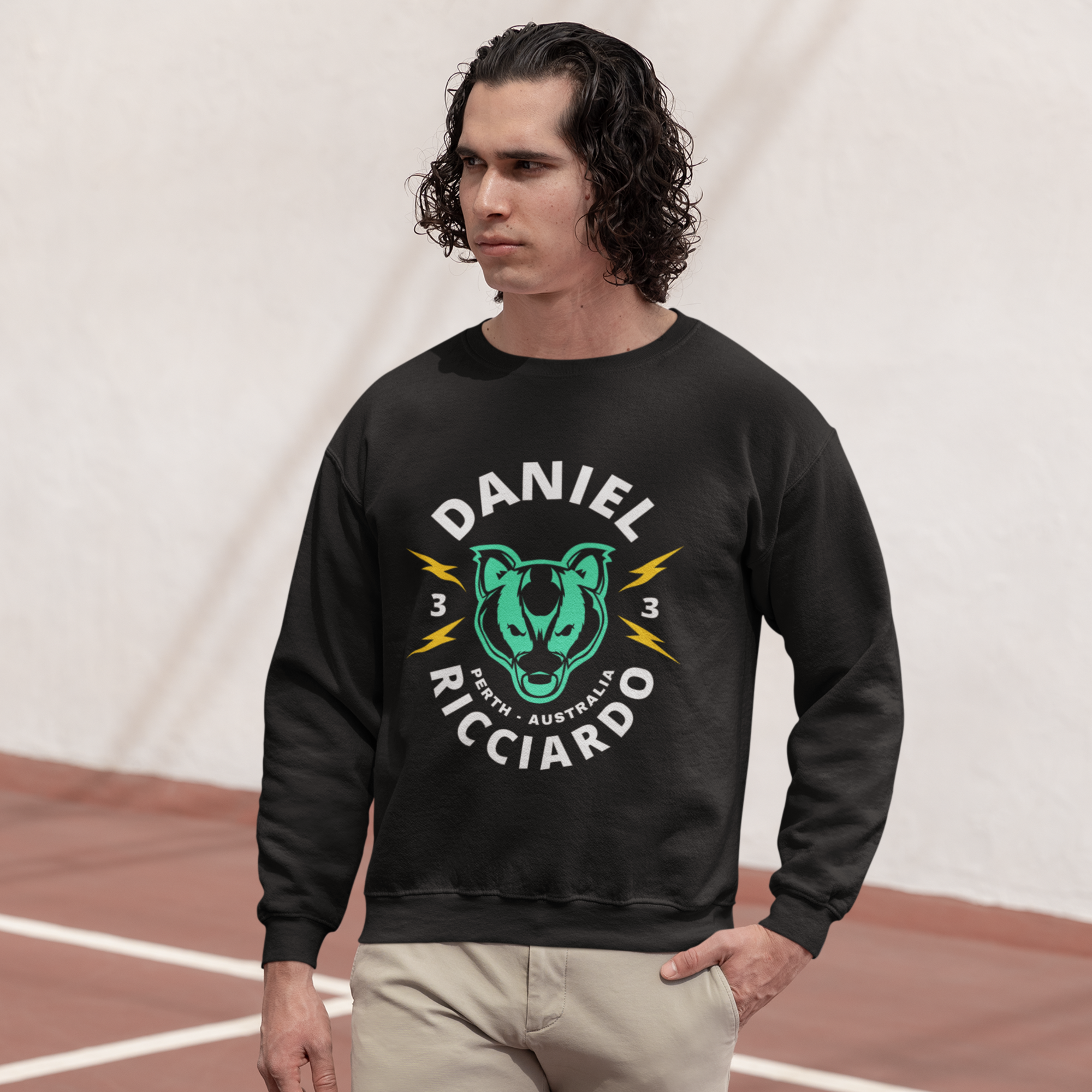 Daniel Ricciardo "Honey Badger" Unisex Crewneck Sweatshirt