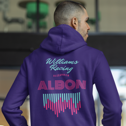 Alex Albon "Neon Vibes" Unisex Hooded Sweatshirt