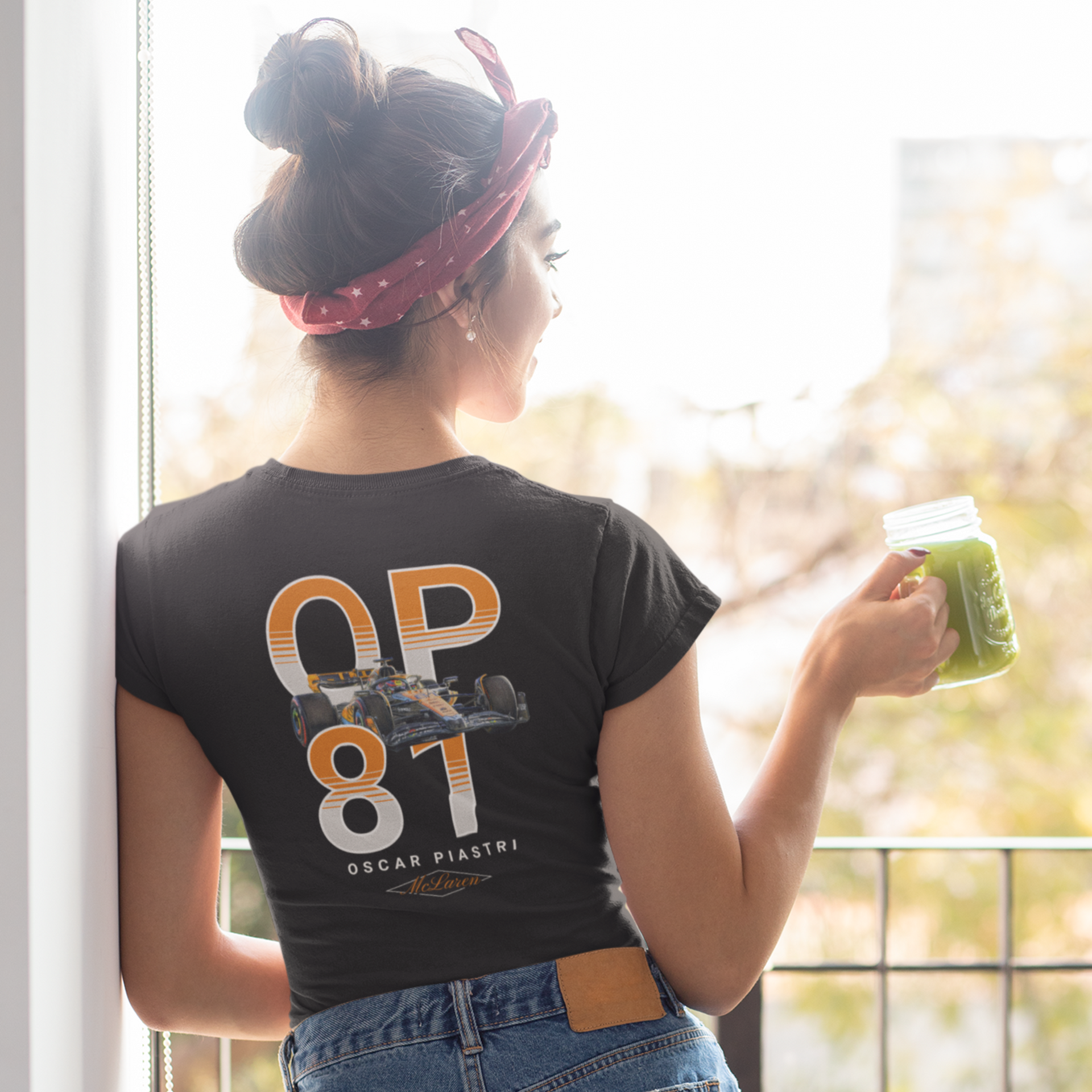 T-shirt McLaren F1 Oscar 81 Team - Réplique Fan 2025, Matière Légère Pour Supporter Ton équipe
