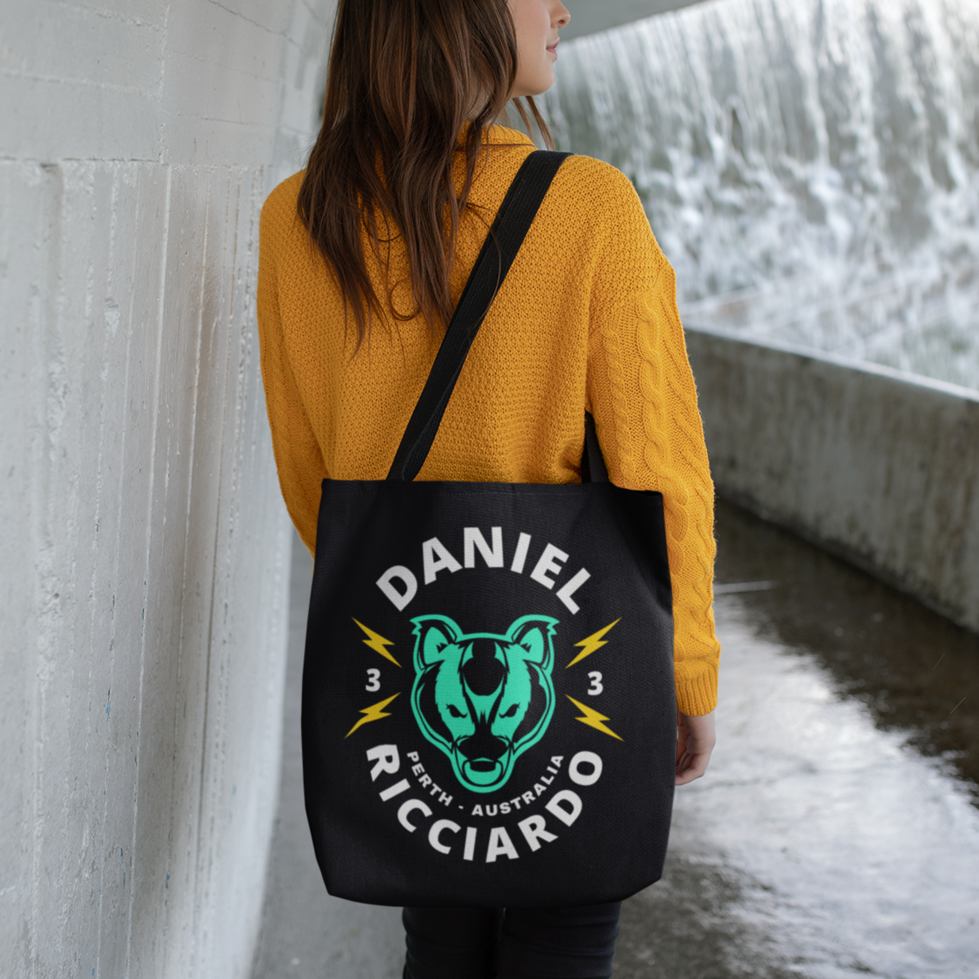 Daniel Ricciardo "Home" Tote Bag