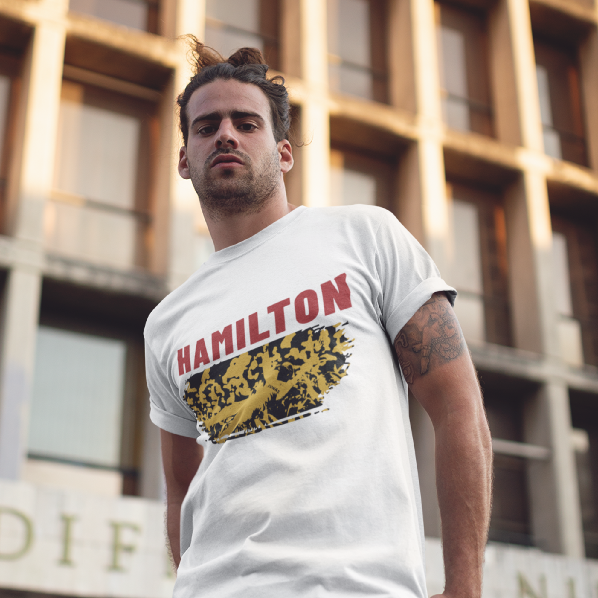Lewis Hamilton "Rise Up" Unisex Crew Tee