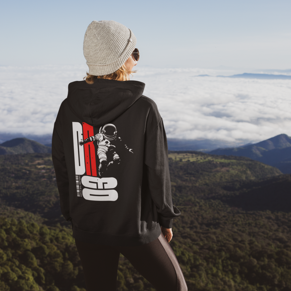 Daniel Ricciardo "Badger in Space" Unisex Hooded Sweatshirt – Bold, Adventurous, Iconic