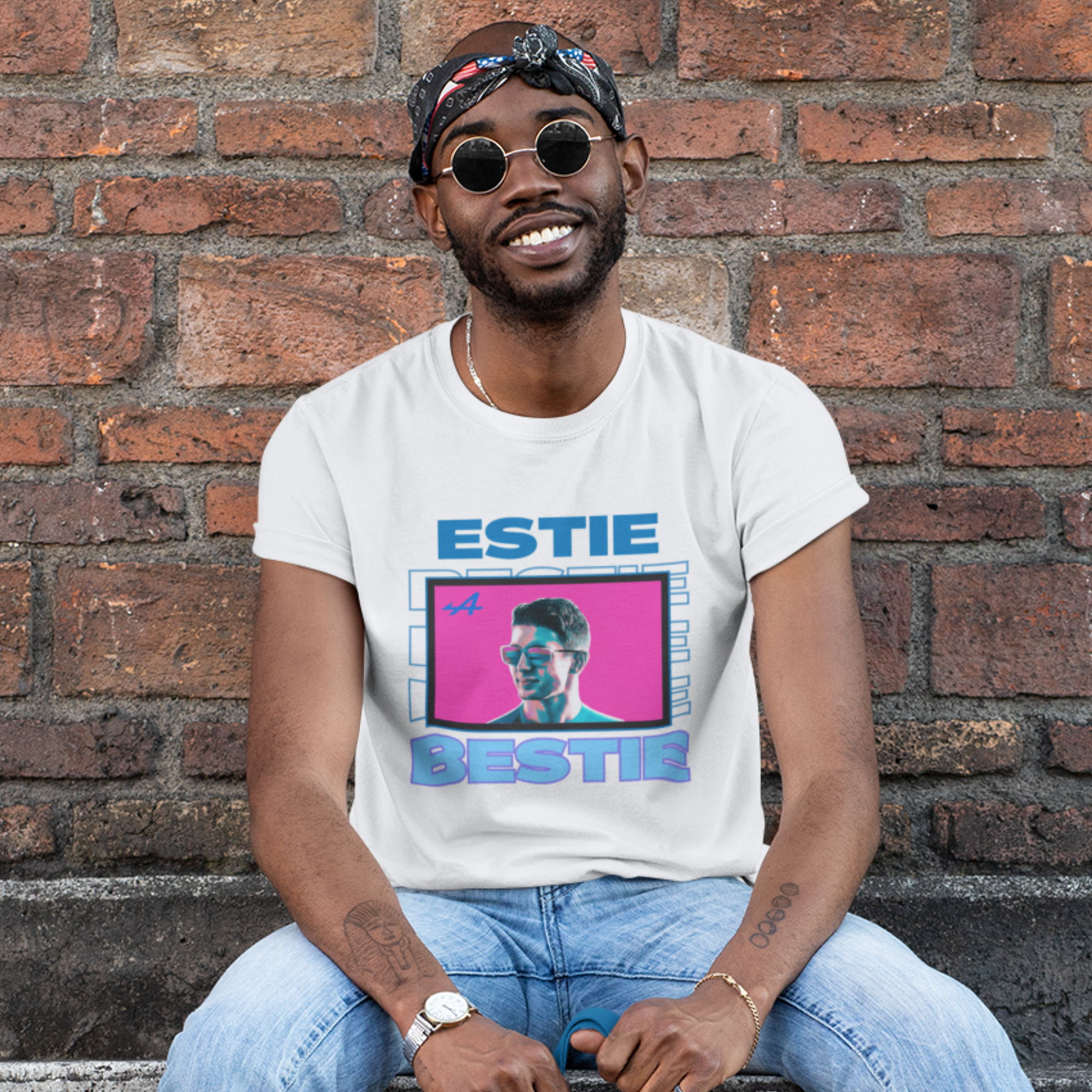 Esteban Ocon "Estie Bestie" Unisex Softstyle T-Shirt
