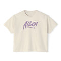 Alex Albon “23 Script” Women’s Boxy Tee